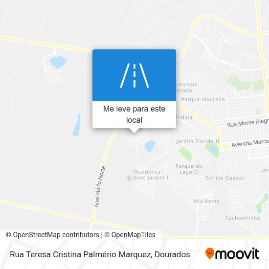 Rua Teresa Cristina Palmério Marquez mapa