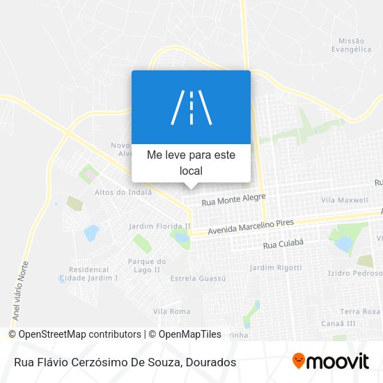Rua Flávio Cerzósimo De Souza mapa