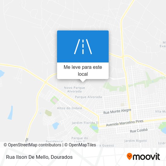 Rua Ilson De Mello mapa