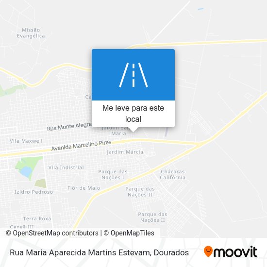 Rua Maria Aparecida Martins Estevam mapa