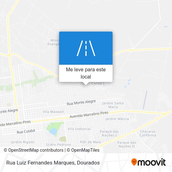 Rua Luiz Fernandes Marques mapa