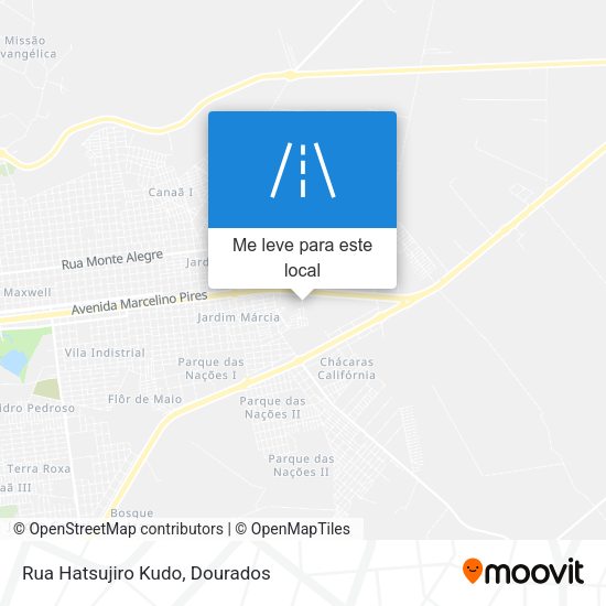 Rua Hatsujiro Kudo mapa