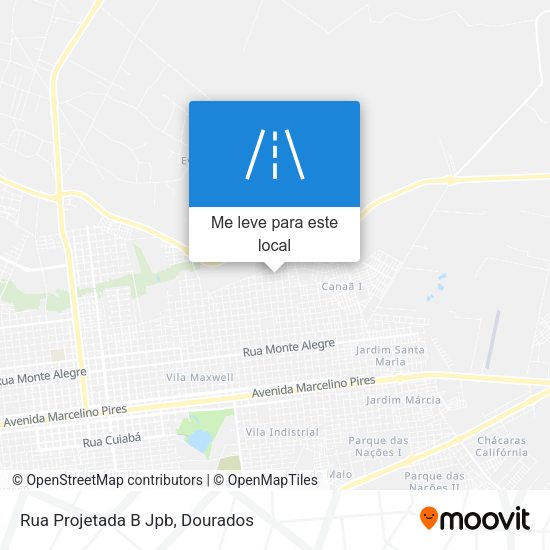 Rua Projetada B Jpb mapa