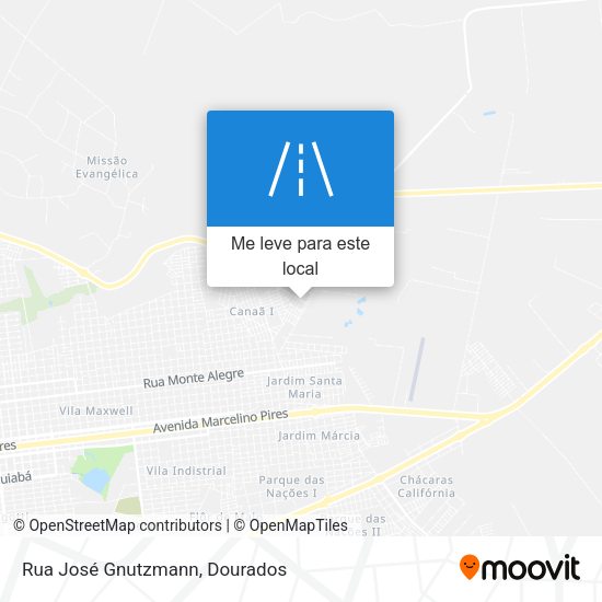 Rua José Gnutzmann mapa