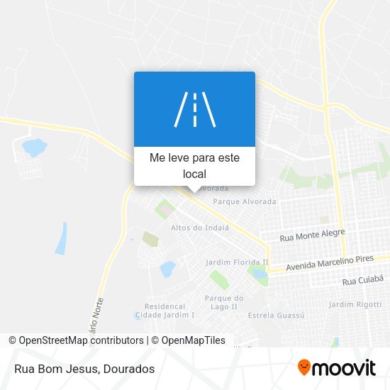 Rua Bom Jesus mapa