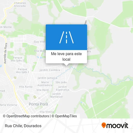 Rua Chile mapa