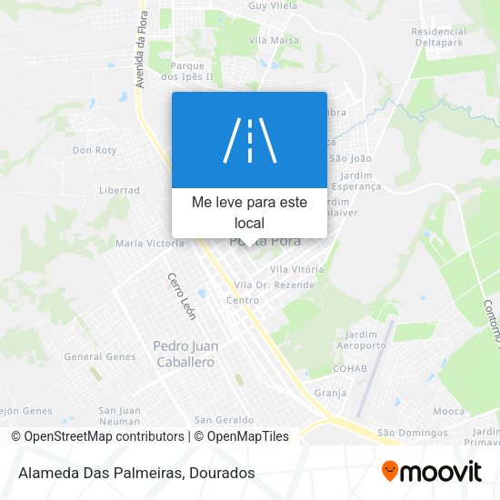 Alameda Das Palmeiras mapa