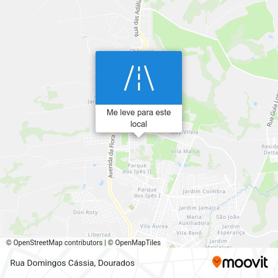 Rua Domingos Cássia mapa