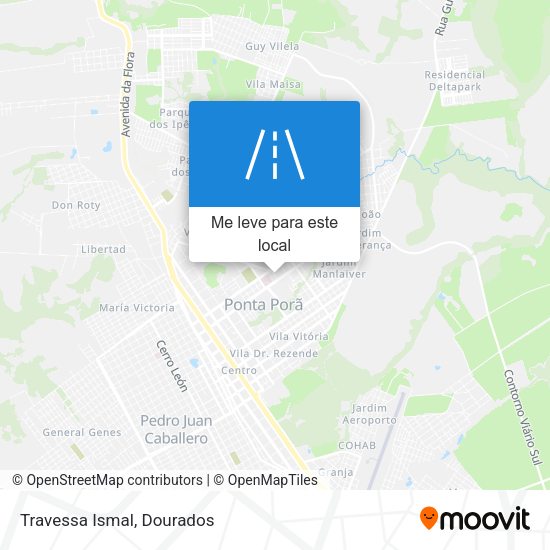 Travessa Ismal mapa