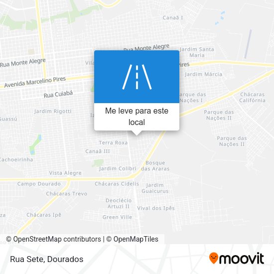 Rua Sete mapa