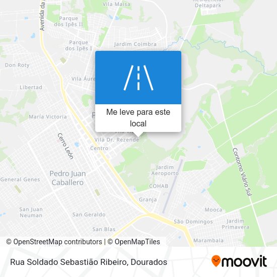 Rua Soldado Sebastião Ribeiro mapa