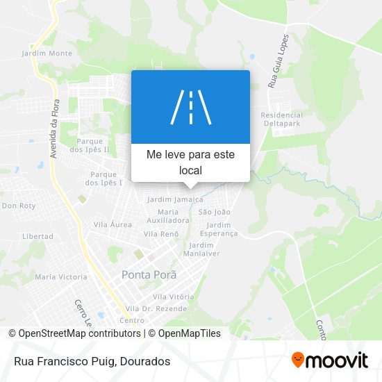 Rua Francisco Puig mapa