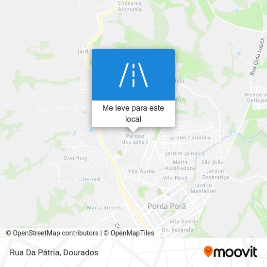 Rua Da Pátria mapa