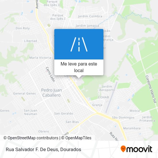 Rua Salvador F. De Deus mapa
