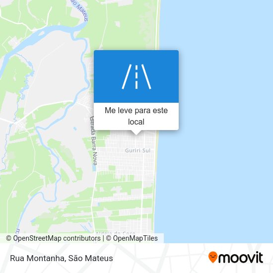 Rua Montanha mapa