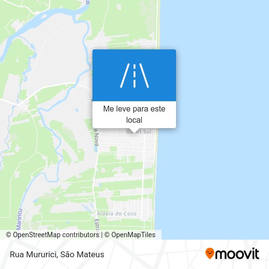 Rua Mururici mapa