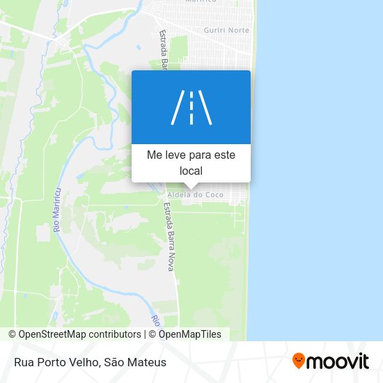 Rua Porto Velho mapa