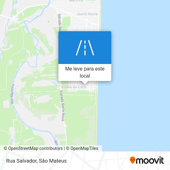 Rua Salvador mapa