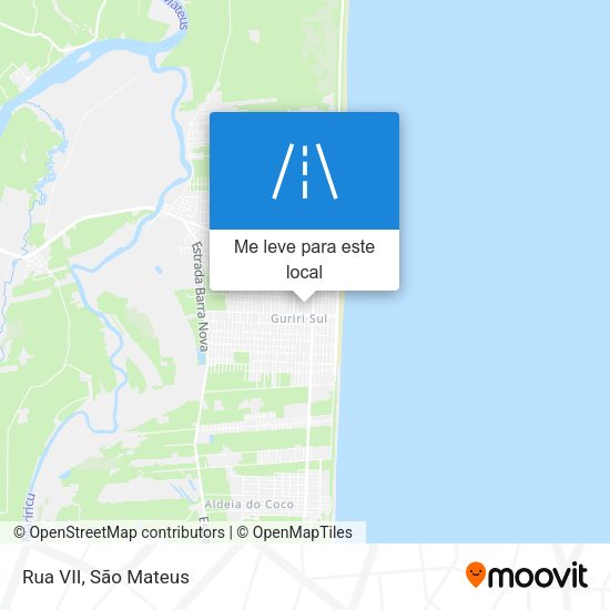 Rua VII mapa