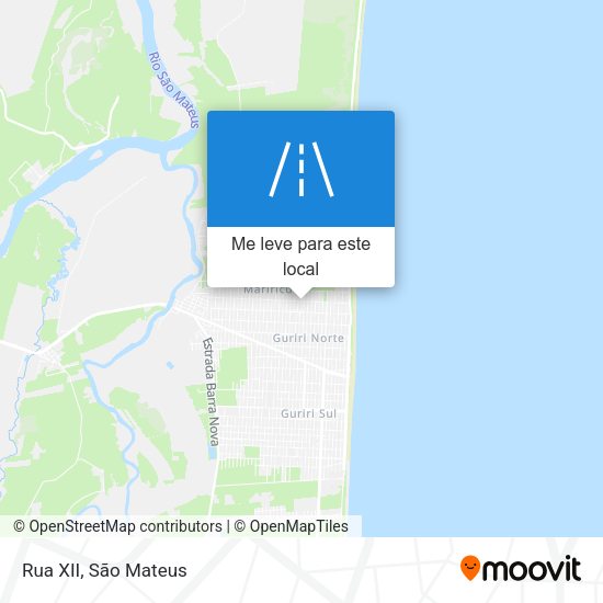 Rua XII mapa