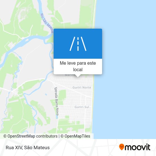 Rua XIV mapa