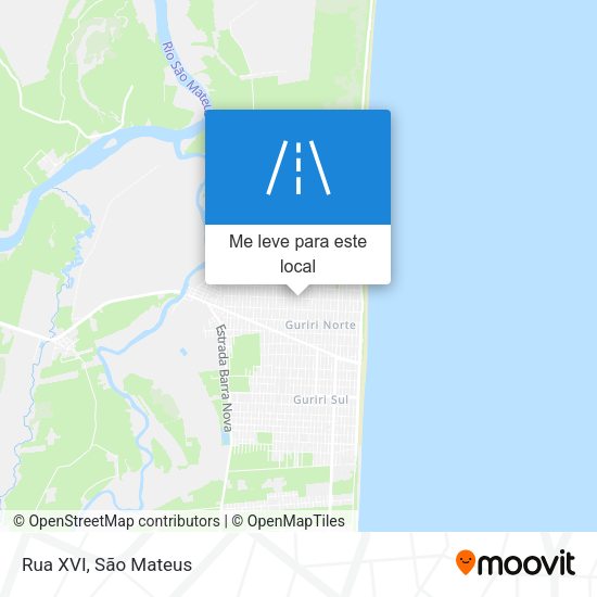 Rua XVI mapa