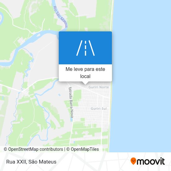 Rua XXII mapa