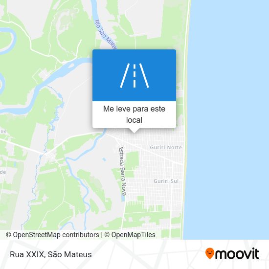 Rua XXIX mapa