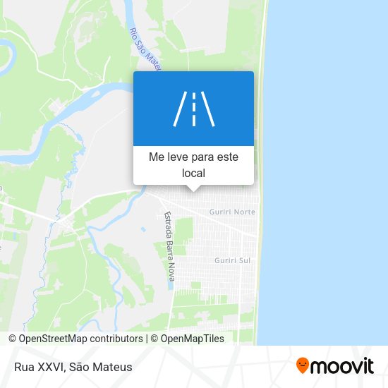 Rua XXVI mapa