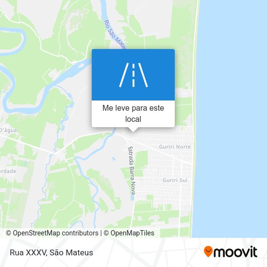Rua XXXV mapa