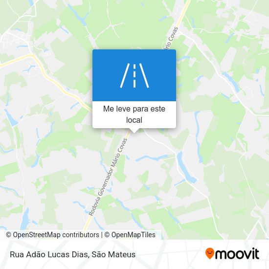 Rua Adão Lucas Dias mapa