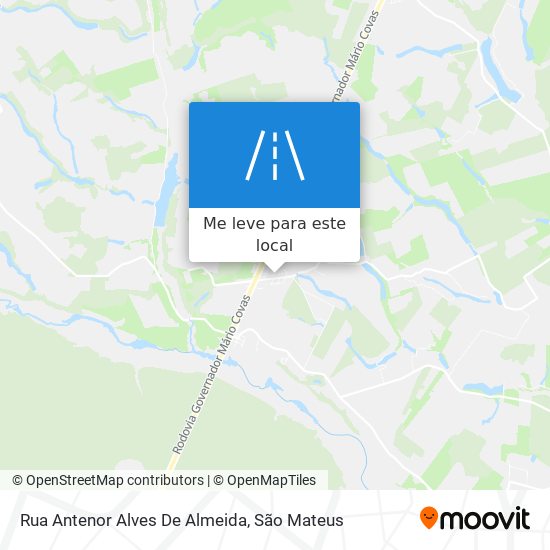 Rua Antenor Alves De Almeida mapa