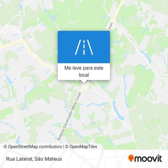 Rua Lateral mapa