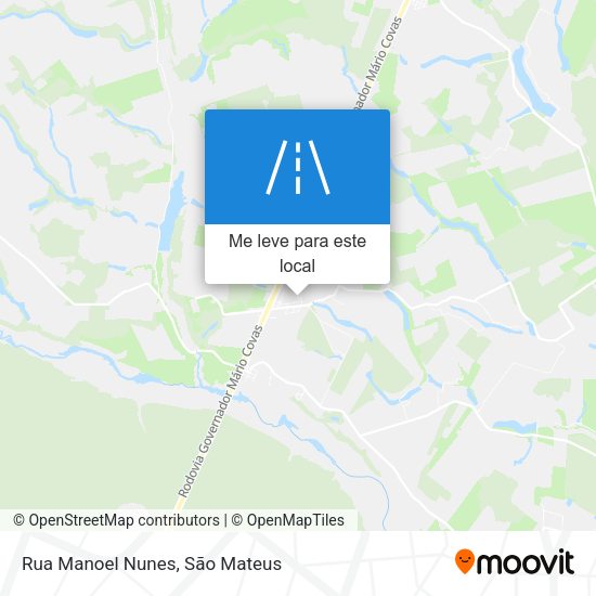 Rua Manoel Nunes mapa