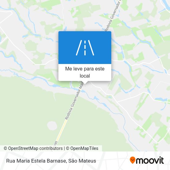 Rua Maria Estela Barnase mapa