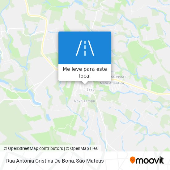 Rua Antônia Cristina De Bona mapa