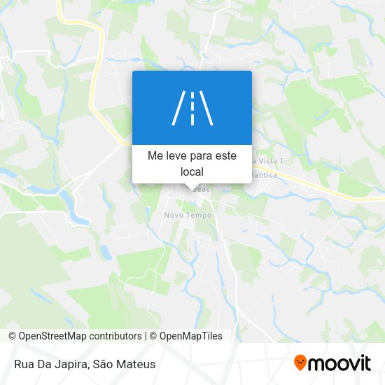 Rua Da Japira mapa