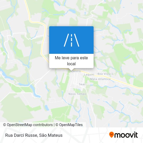 Rua Darci Russe mapa
