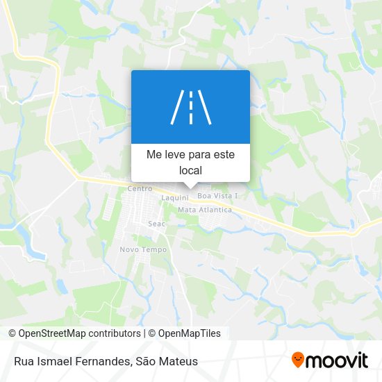 Rua Ismael Fernandes mapa