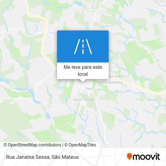 Rua Janaina Sessa mapa