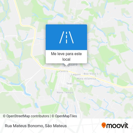Rua Mateus Bonomo mapa