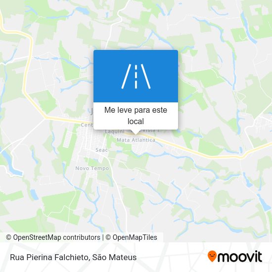 Rua Pierina Falchieto mapa