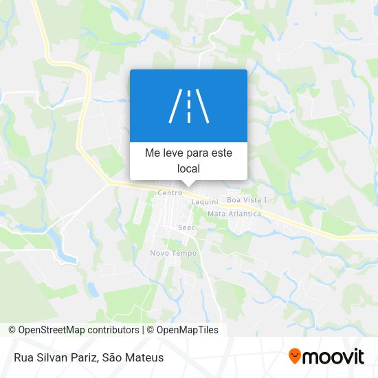 Rua Silvan Pariz mapa