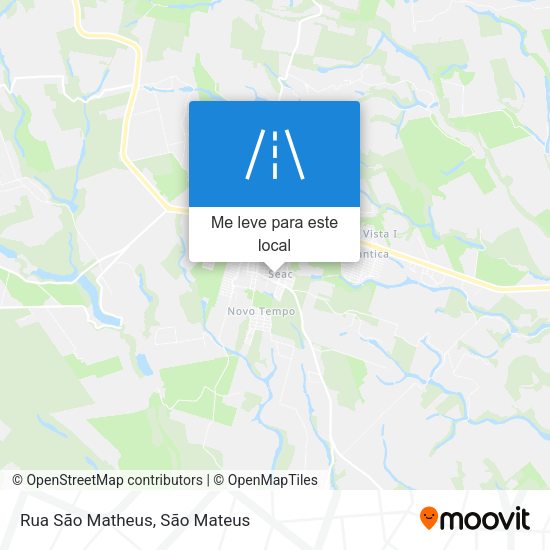 Rua São Matheus mapa