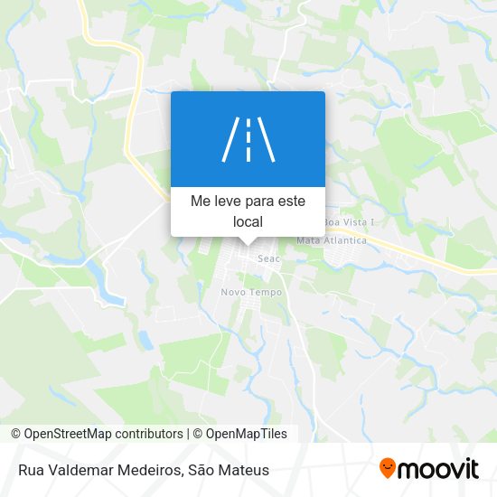 Rua Valdemar Medeiros mapa