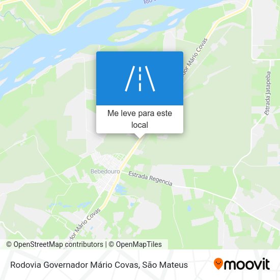 Rodovia Governador Mário Covas mapa