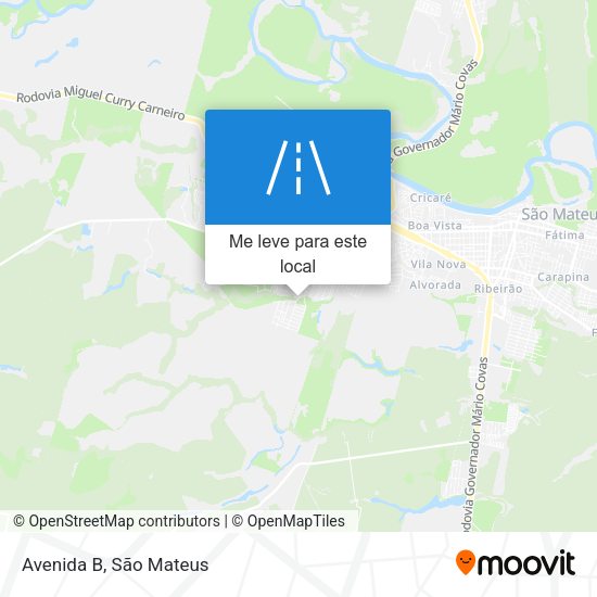 Avenida B mapa
