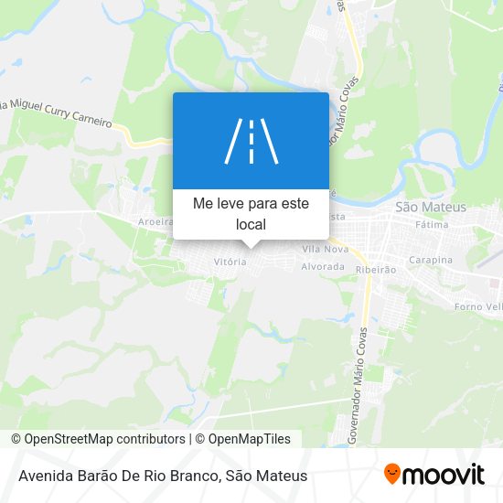 Avenida Barão De Rio Branco mapa