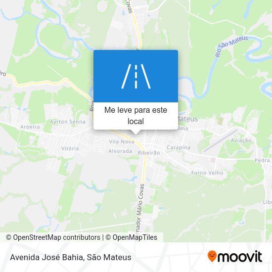 Avenida José Bahia mapa