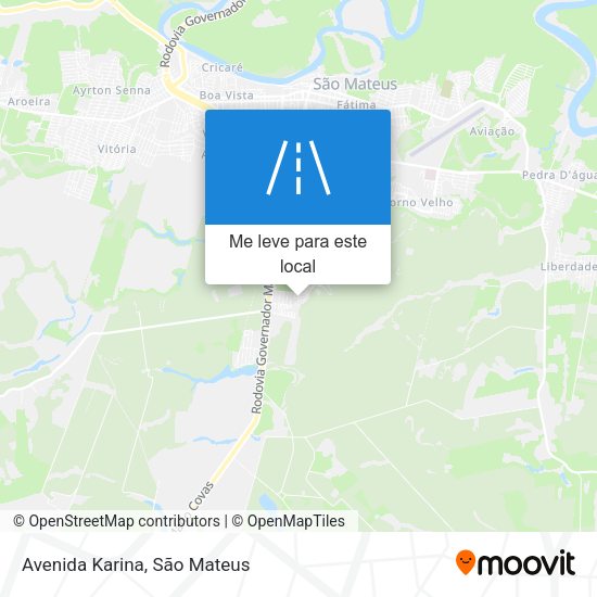 Avenida Karina mapa